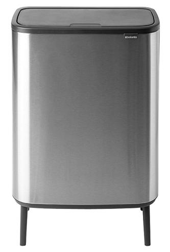 Brabantia Touch Bin Bo Hi Мусорный бак (2 х 30 л), Стальной матовый (FPP), Серебристый
Brabantia Touch Bin Bo Hi Мусорный бак (2 х 30 л), Стальной матовый (FPP), Серебристый