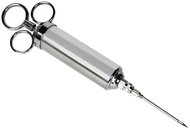 Big Green Egg Шприц кулинарный для маринования, длина иглы 65мм, Серебристый
Big Green Egg Шприц кулинарный для маринования, длина иглы 65мм, Серебристый