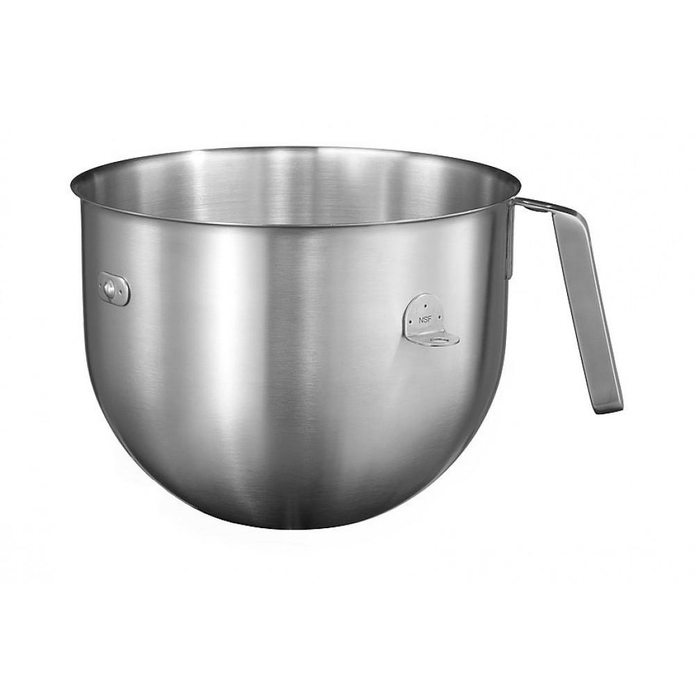 KitchenAid Чаша с ручкой 6,9 л для миксеров Heavy Duty 5KSM7591XE, матовая, Матовая сталь
KitchenAid Чаша с ручкой 6,9 л для миксеров Heavy Duty 5KSM7591XE, матовая, Матовая сталь