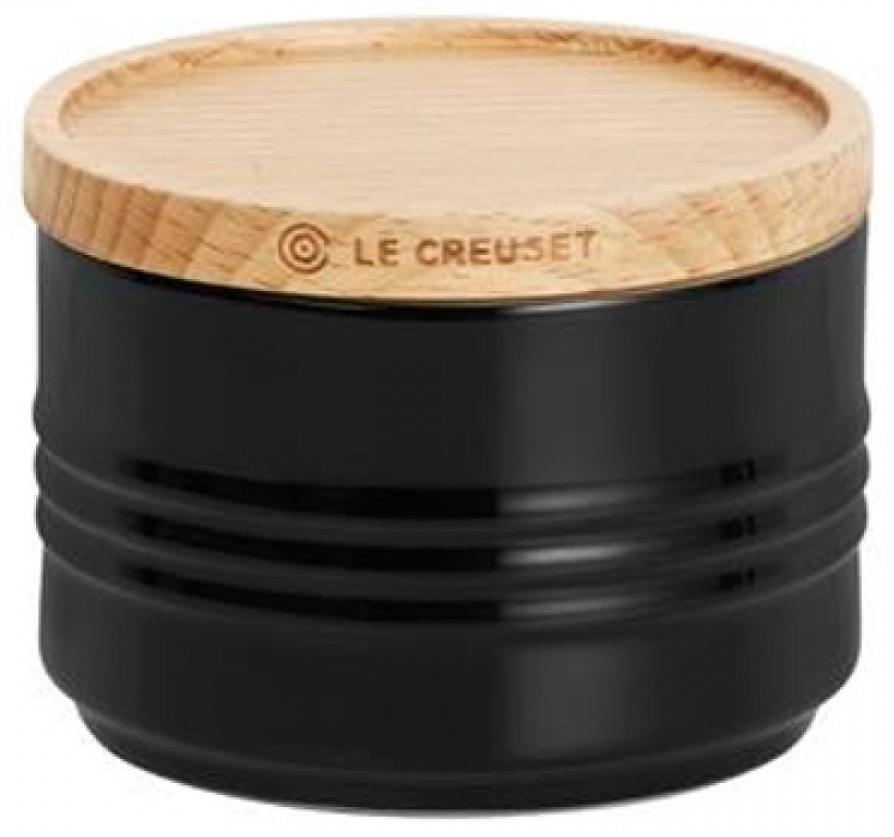 LE CREUSET Большая банка для хранения с деревянной крышкой, каменная керамика, сияющий черный
LE CREUSET Большая банка для хранения с деревянной крышкой, каменная керамика, сияющий черный