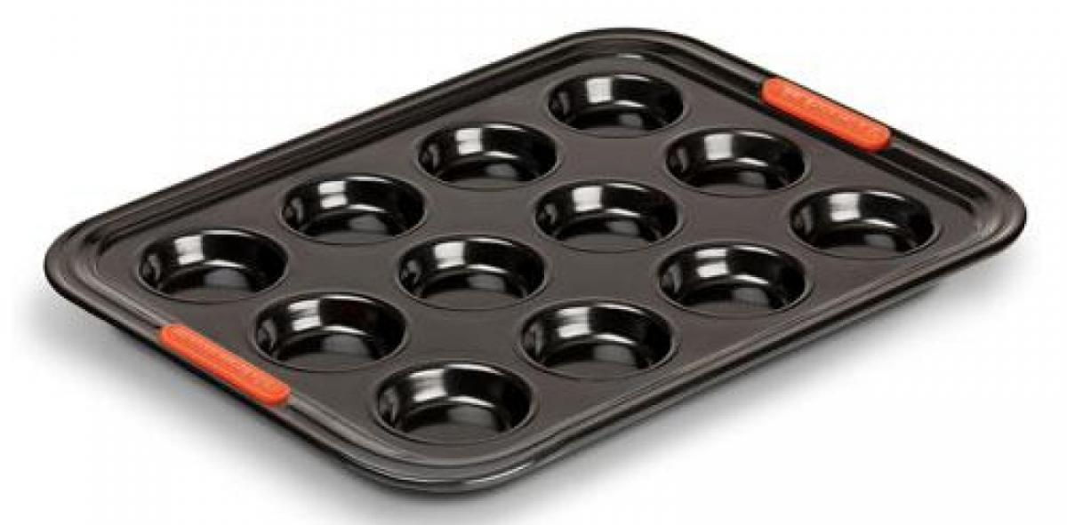 LE CREUSET Форма для кексов 12 ячеек, алюминий, с антипригарным покрытием, гранитный, Черный
LE CREUSET Форма для кексов 12 ячеек, алюминий, с антипригарным покрытием, гранитный, Черный