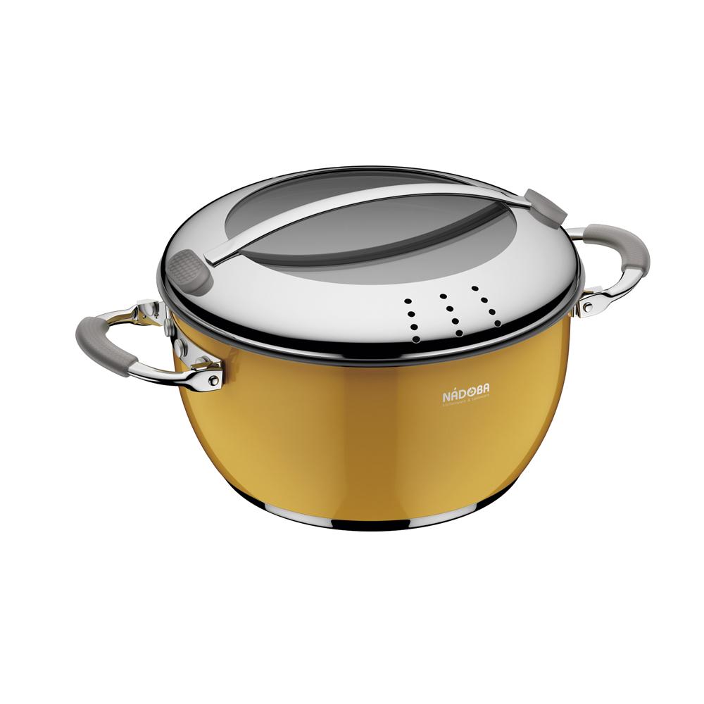 NADOBA Кастрюля со стеклянной крышкой, желтая, 20 см/2,8 л серия KVETUNKA, Желтый
NADOBA Кастрюля со стеклянной крышкой, желтая, 20 см/2,8 л серия KVETUNKA, Желтый