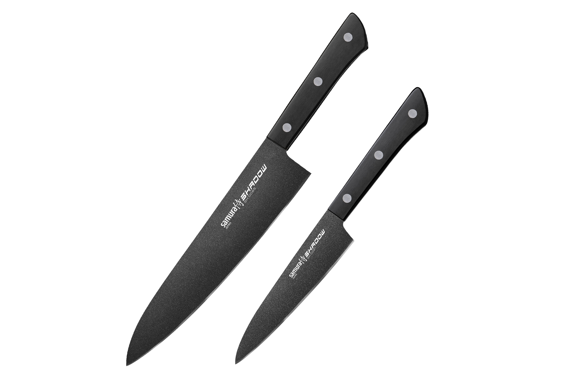 Samura SH-0220/A Набор из 3 ножей "Samura SHADOW" с покрытием Black-coating (11,23, 85), AUS-8, ABS пластик, Черный
Samura SH-0220/A Набор из 3 ножей "Samura SHADOW" с покрытием Black-coating (11,23, 85), AUS-8, ABS пластик, Черный