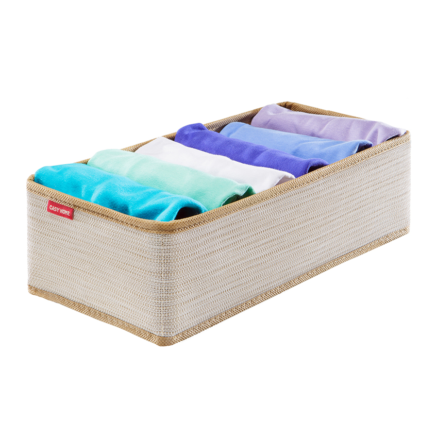 Casy Home Органайзер для нижнего белья и маек casy home, 6 ячеек, 35х16х10 см, белый
Casy Home Органайзер для нижнего белья и маек casy home, 6 ячеек, 35х16х10 см, белый