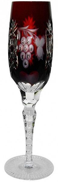 

Ajka Crystal Grape Dark ruby фужер для шампанского 180 мл, Бордовый