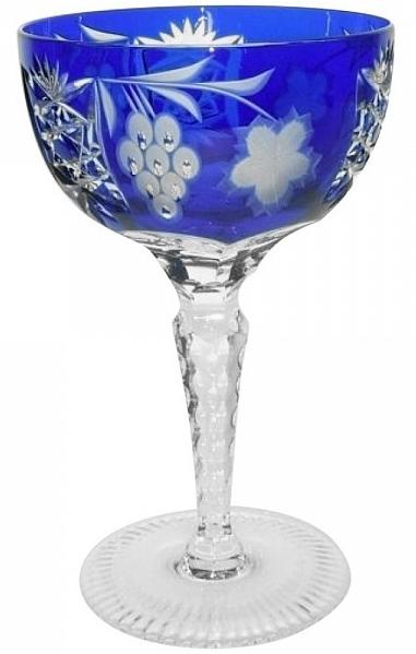 

Ajka Crystal Grape Cobalt Blue фужер для шампанского 210 мл, Синий