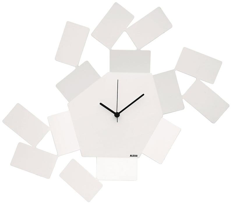 

Alessi Часы настенные Stanza Scirocco белые, Белый