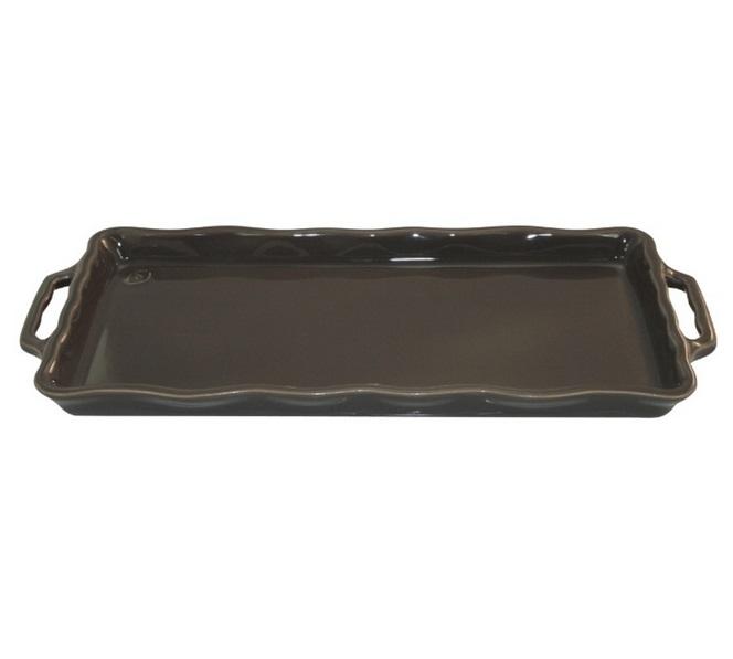 

Appolia Блюдо для выпечки 41см DELICES DARK GREY 41х18,2х3,1см 2,3л, Серый