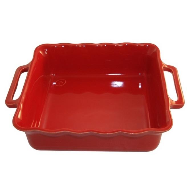 

Appolia Форма квадратная 24,5 см DELICES CHERRY 24,5х20,8х6,8см 1,65л, Красно-вишневый