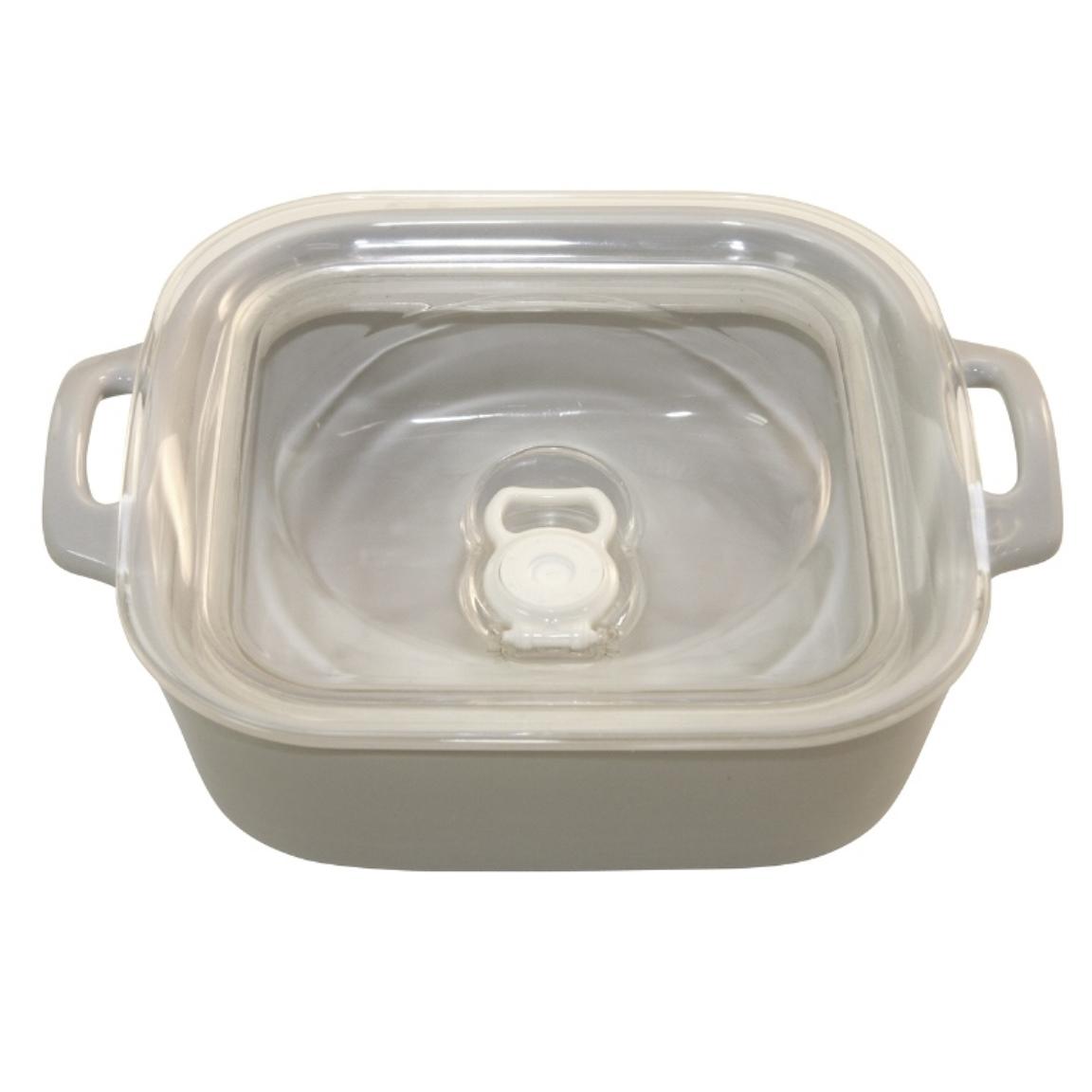 

Appolia Форма герметичная квадратная 21,5 см HARMONIE PEARL GREY 21,8х17,7х7,2см 1,1л, Серый