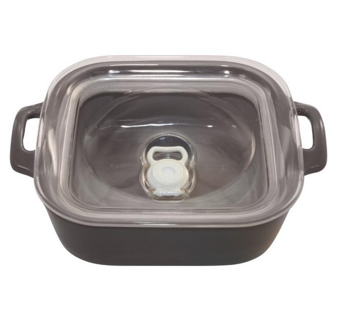 

Appolia Форма герметичная квадратная HARMONIE MID GREY 25,5х21х7,5см 2,45л, Серый