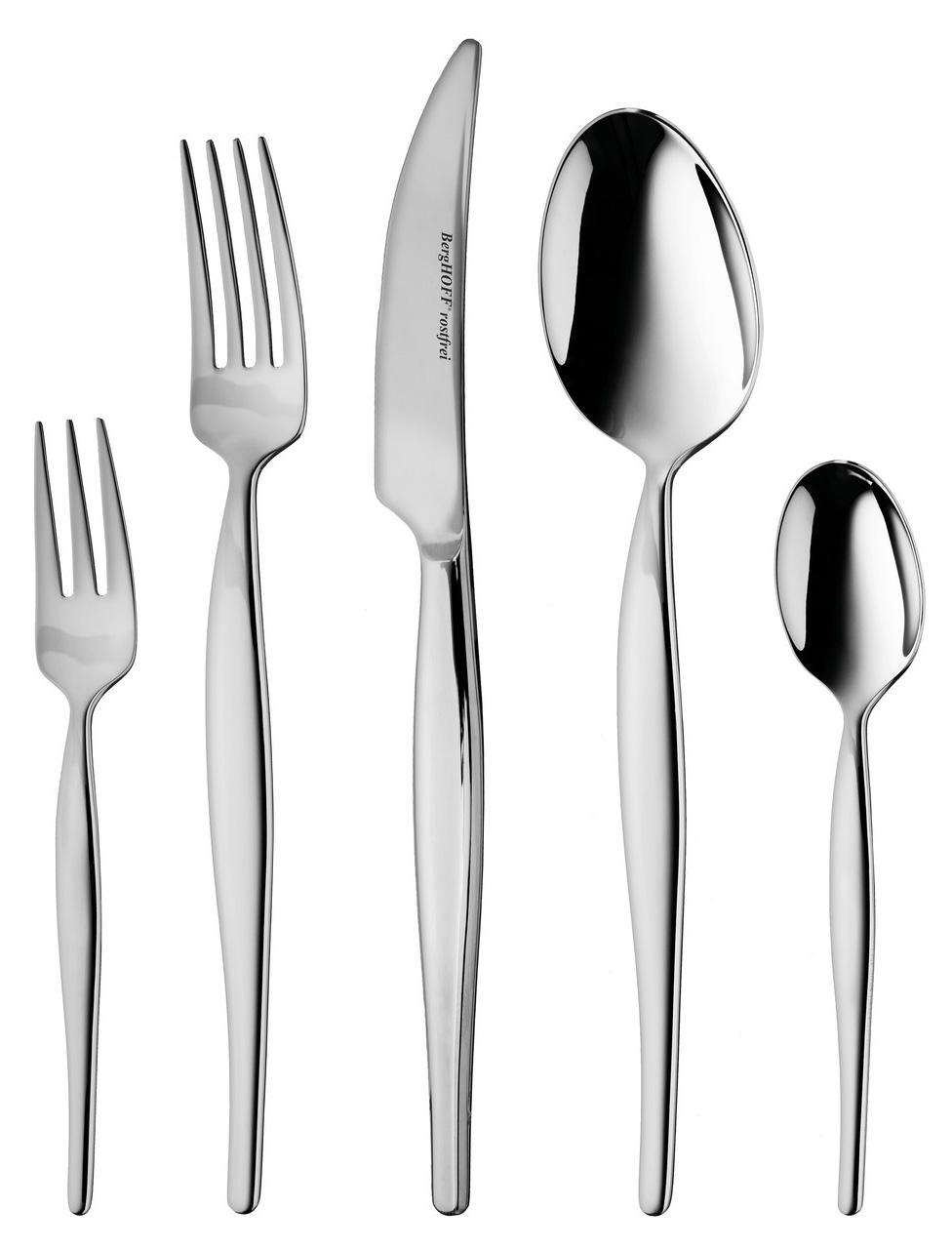 

Berghoff Finesse Набор столовых приборов (30 предметов / 6 персон), Серебристый