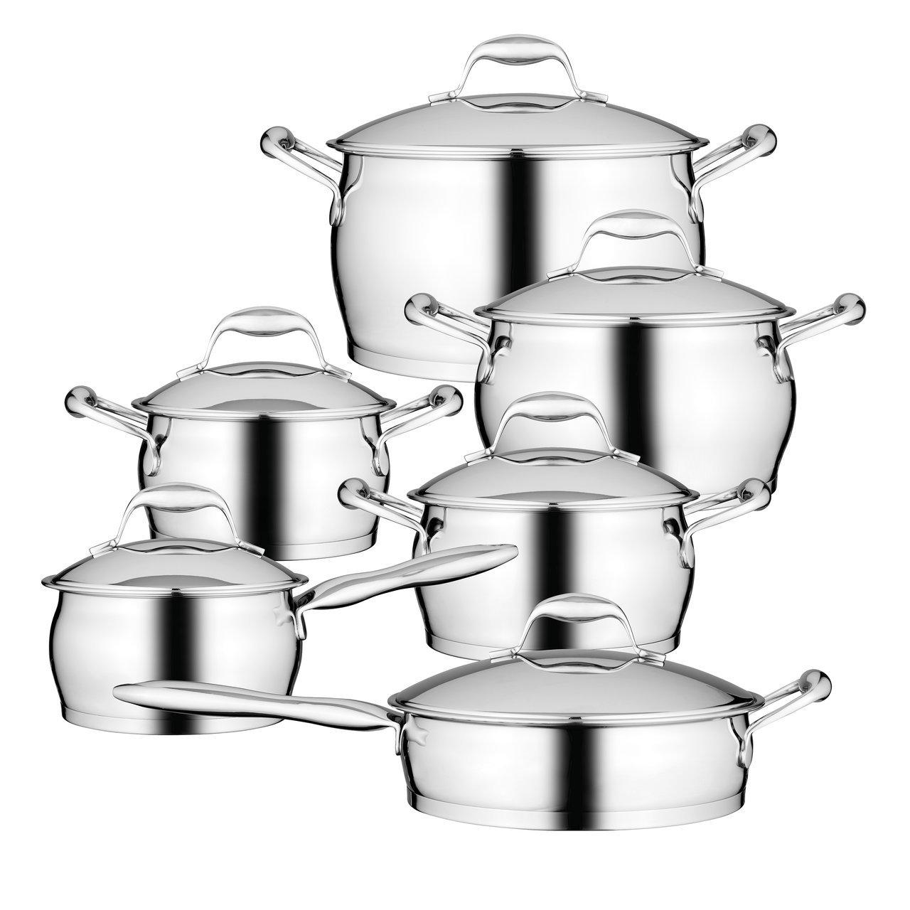 

Berghoff Essentials Zeno Набор посуды 12пр, Серебристый