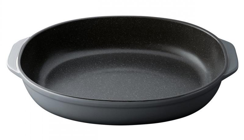 

Berghoff Gem Блюдо для запекания овальное маленькое, Серый