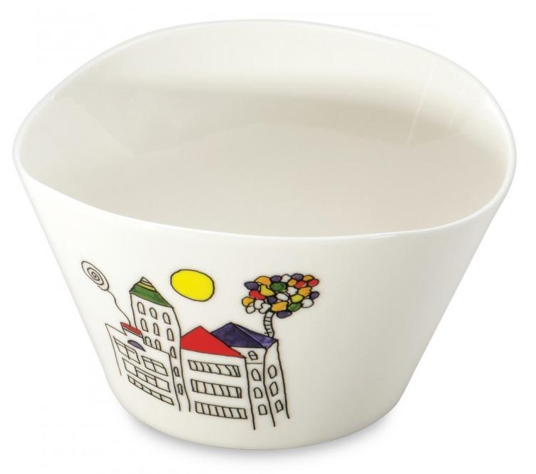 

Berghoff Eclipse ornament Набор 2пр мисочек для мюсли 15см, Белый