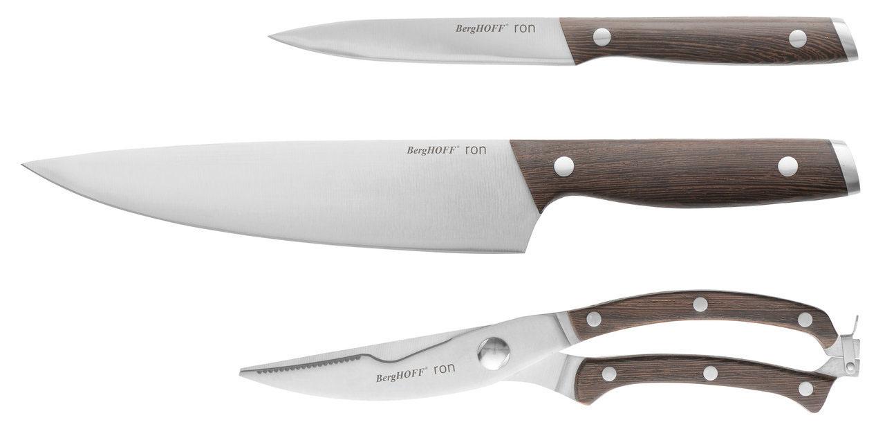 

Berghoff Ron 3пр Набор ножей с деревянной ручкой, Дерево