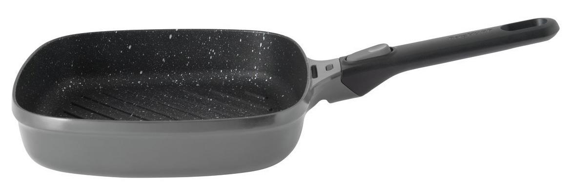 

Berghoff Gem grey Сковорода гриль 24см 2,3л, Черный