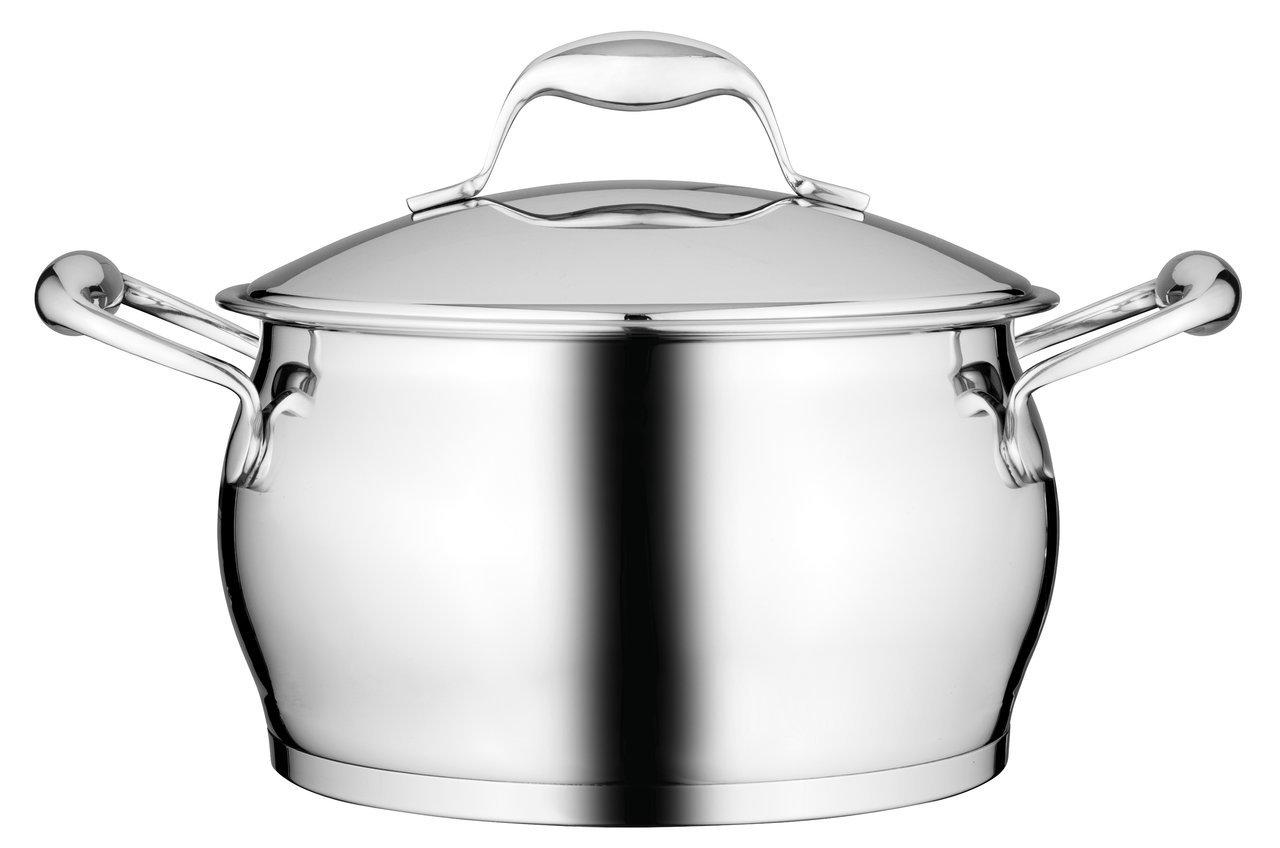 

Berghoff Essentials Zeno Кастрюля с крышкой 3,9л 20см, Серебристый