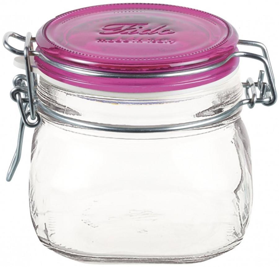 

Bormioli Rocco Fido Jar Herm Rosa Fucsia банка для хранения, 500 мл, Фуксия