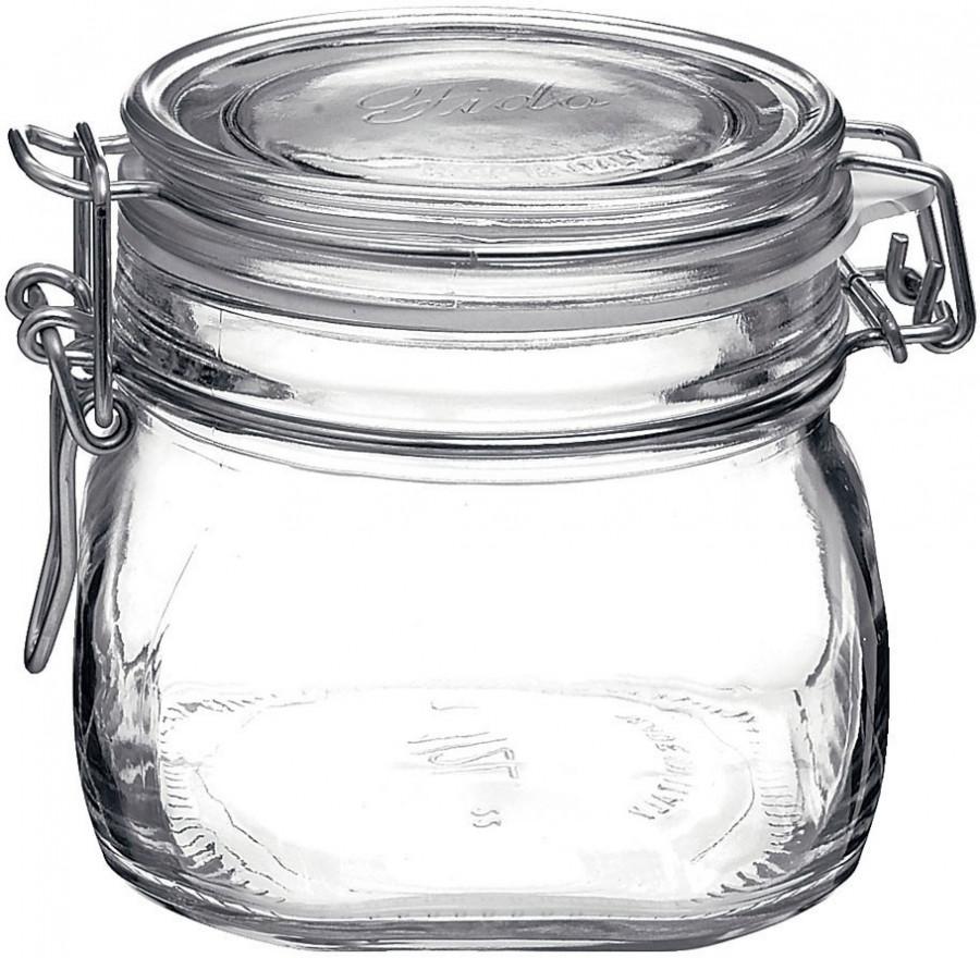 

Bormioli Rocco Fido Jar Herm набор банок для хранения 12 шт, 500 мл, Белый