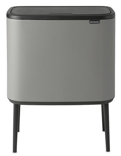 

Brabantia Touch Bin Bo Мусорный бак (3 х 11 л), Минерально-серый