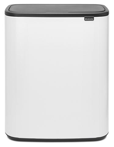 

Brabantia Touch Bin Bo Мусорный бак (2 х 30 л), Белый