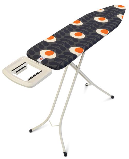 

Brabantia Гладильная доска 124х38 см (B), Овальные цветы, Черный