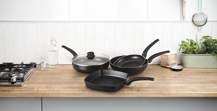 

BRABANTIA HEAT MATT BLACK Сковорода антипригарная (24 см), Черный