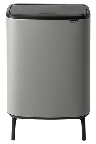 

Brabantia Touch Bin Bo Hi Мусорный бак (60 л), Минерально-серый