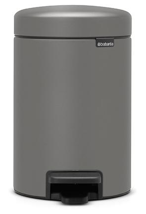 

Brabantia NewIcon Мусорный бак (5 л), Минерально-серый