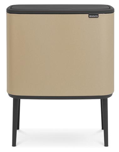 

Brabantia Touch Bin Bo Мусорный бак (36 л), Минерально-золотой, Бежевый