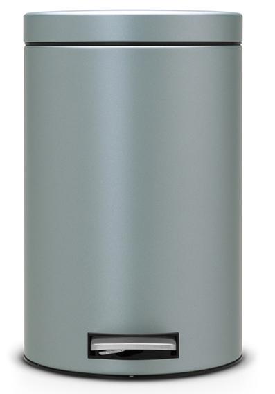 

Brabantia Ведро для мусора с педалью (12л), Мятный металлик