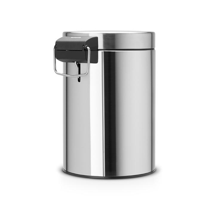 

Brabantia Ведро для мусора с педалью (3л), Стальной матовый, Серебристый