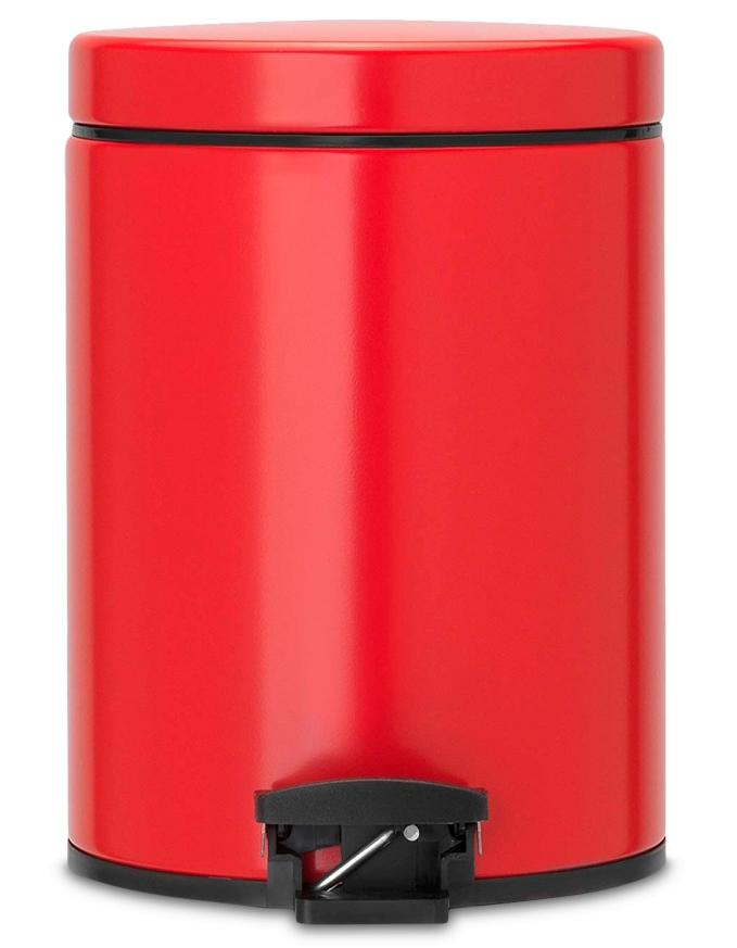 

Brabantia Ведро для мусора с педалью (3л), Пламенно-красный