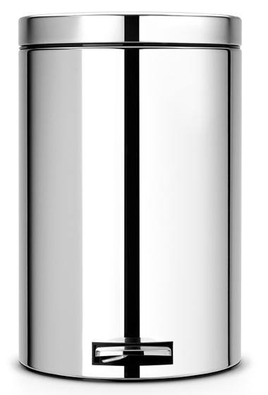 

Brabantia Мусорный бак (20л), Стальной полированный с металлическим внутренним ведром, Серебристый