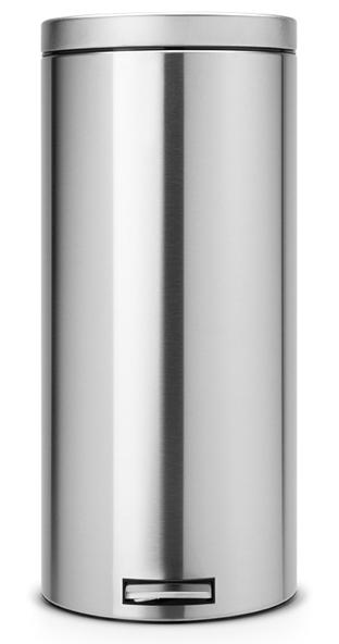 

Brabantia Мусорный бак (30л), Стальной матовый с металлическим внутренним ведром, Серебристый