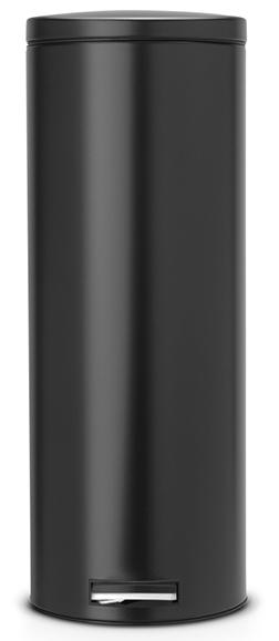 

Brabantia SLIM Motion Control Мусорный бак с педалью (20л), Матовый черный