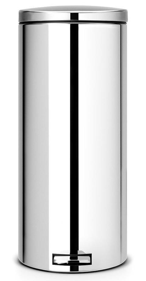 

Brabantia Мусорный бак (30л), Стальной полированный, Серебристый