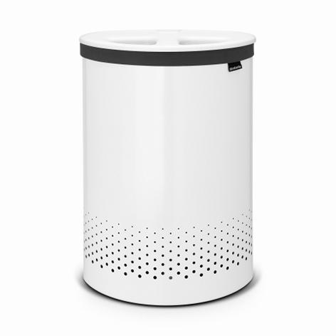 

Brabantia Бак для белья (55л), белый с графикой