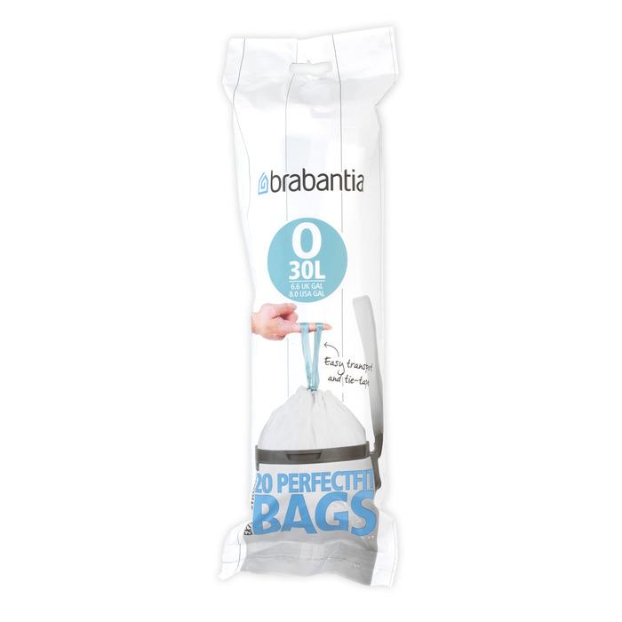 

Brabantia Мешки для мусора PerfectFit, размер O (30 л), рулон, 20 шт.