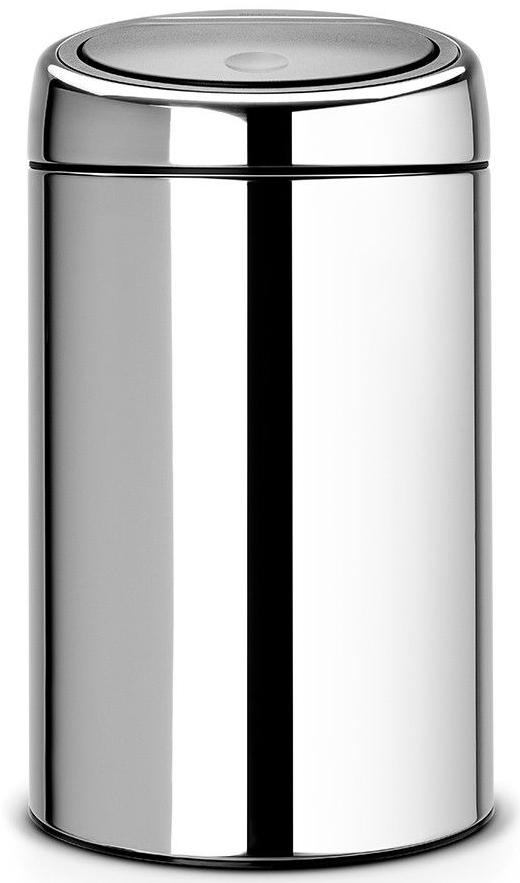 

Brabantia Touch Bin (20л) - мусорный бак 415920, Серебристый