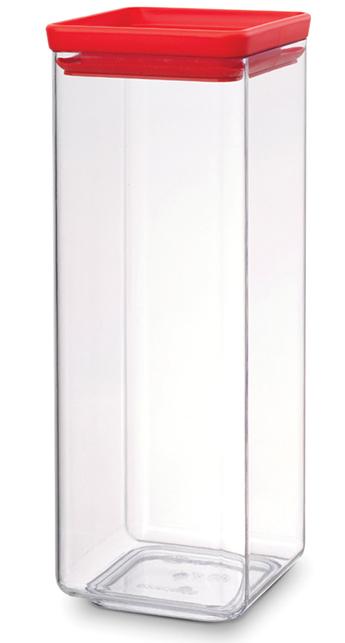 

Brabantia Прямоугольный контейнер 2,5л 290046, Красный