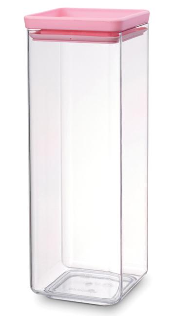 

Brabantia Прямоугольный контейнер 2,5л 290107, Розовый
