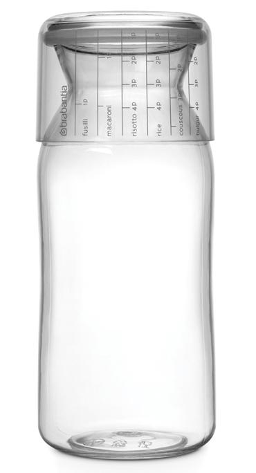 

Brabantia Контейнер с мерным стаканом 1,3л 290220, Белый