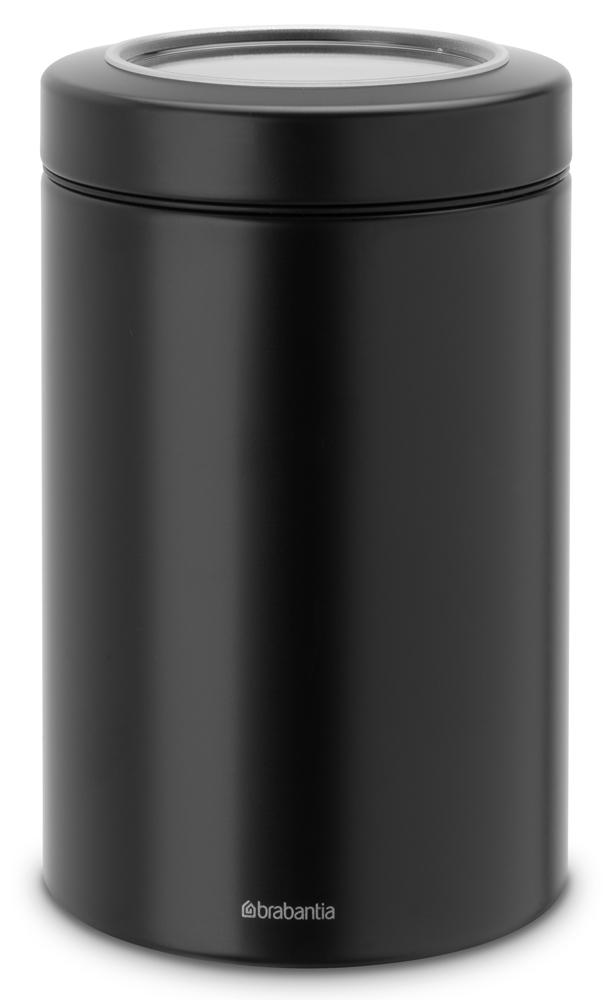 

Brabantia Банка с прозрачной крышкой 1,4л 484582, Черный