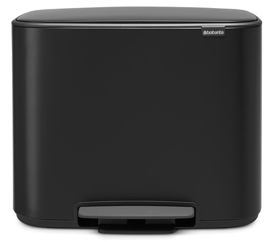 

Brabantia Touch Bin Bo Мусорный бак (3 x 11 л) 121104, Черный