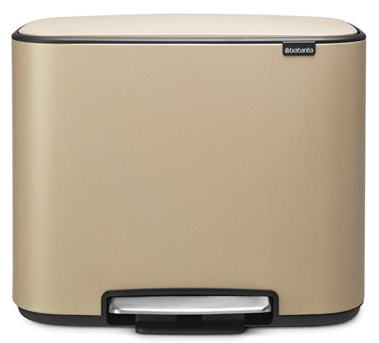 

Brabantia Touch Bin Bo Мусорный бак (3 x 11 л) 121500, Бежевый