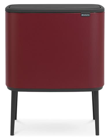 

Brabantia Touch Bin Bo Мусорный бак (11+23 л) 316340, Бордовый
