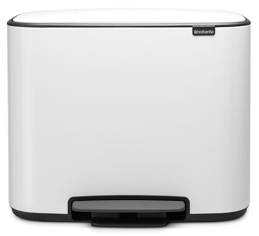 

Brabantia Touch Bin Bo Мусорный бак (3 x 11 л) 121005, Белый