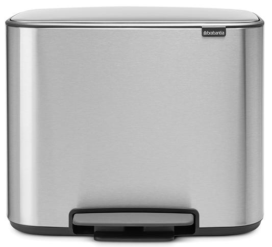 

Brabantia Touch Bin Bo Мусорный бак (3 x 11 л) 121128, Красный